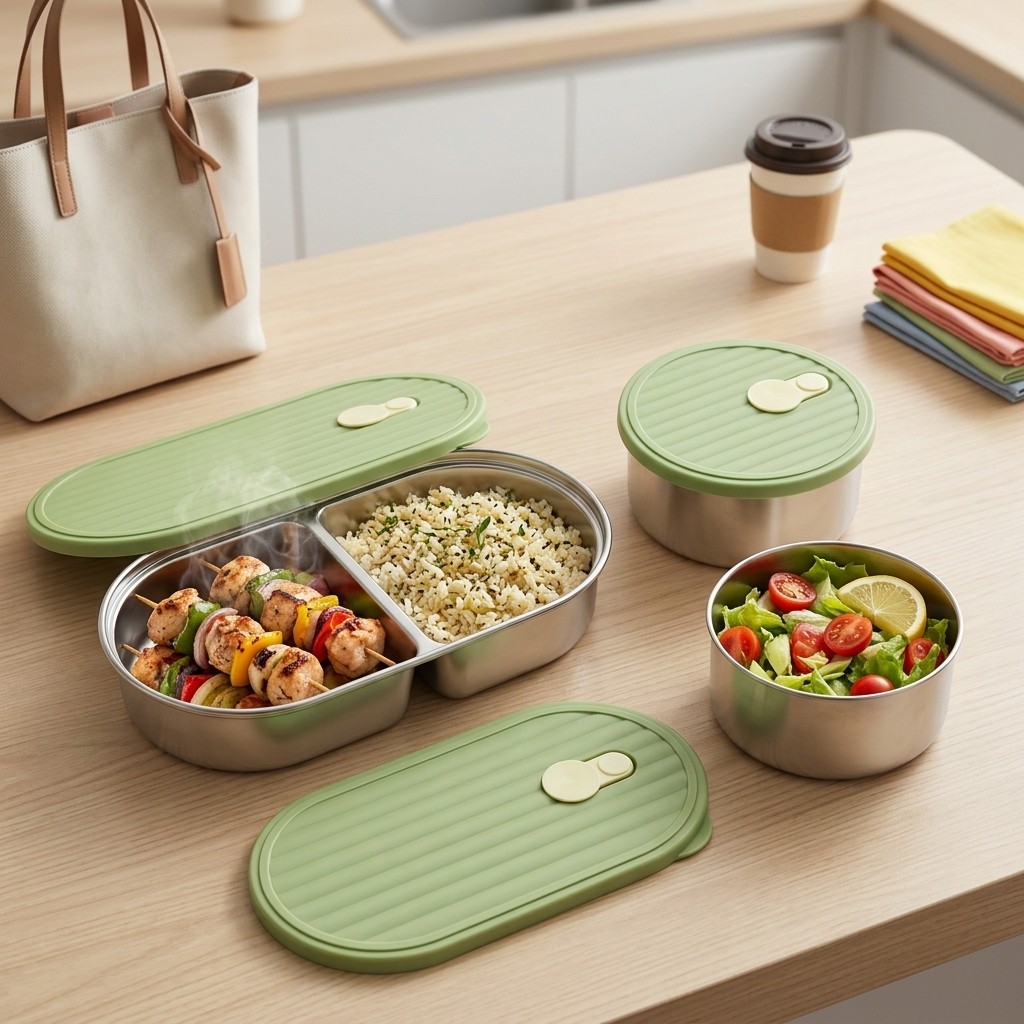 Food Storage Underground - Microwavable 304 Stainless Steel Lunch Box