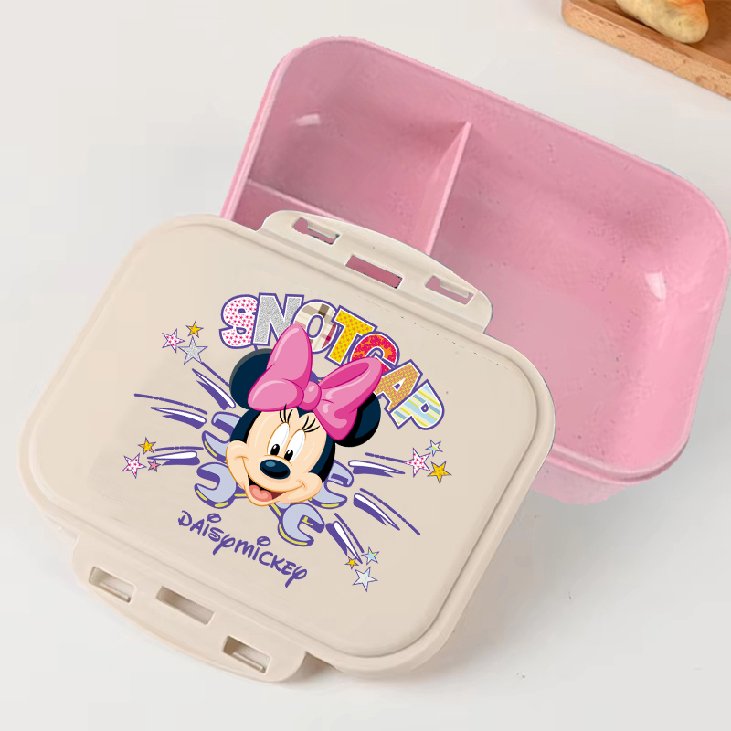 Food Storage Meals - Minnie Mouse Pink Disney Cartoon Lunch