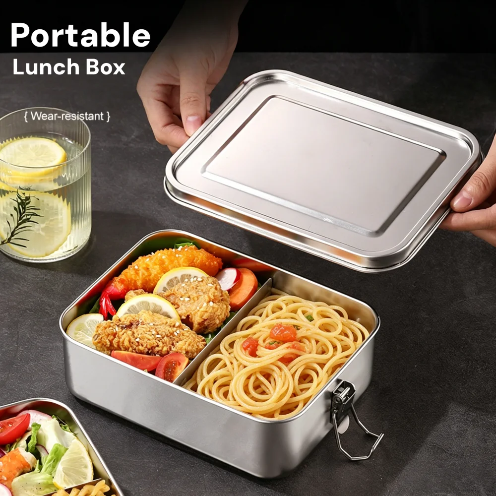Food Storage Underground - Stainless Steel Bento Box Metal Lunch