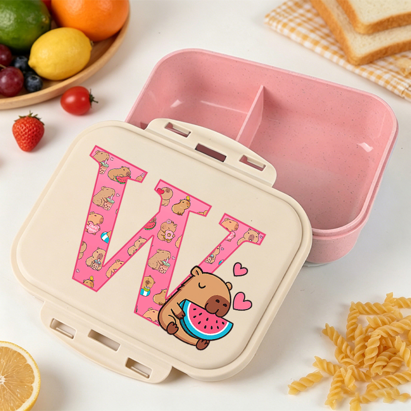 Food Storage Box Large - Capibara Large Capacity Bento Box for