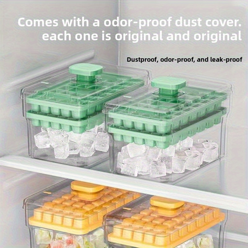 Food Storage With Scoop - Press-key ice cube tray(Comes with an