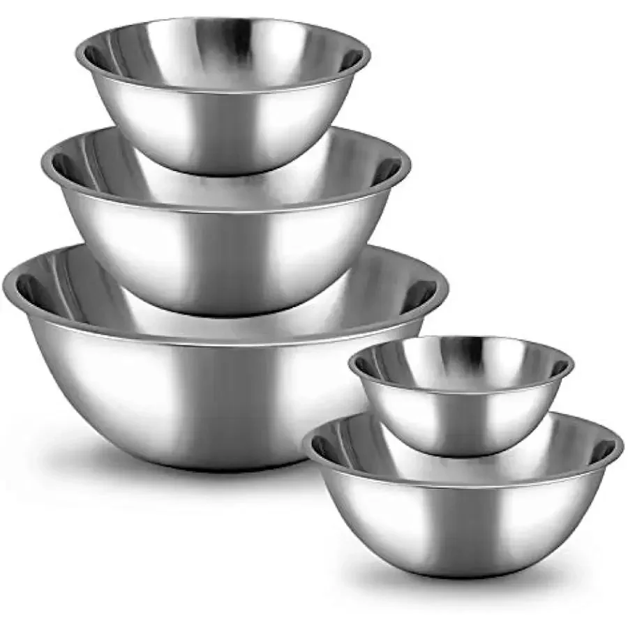 Food Storage Meals - WHYSKO Meal Prep Stainless Steel Mixing