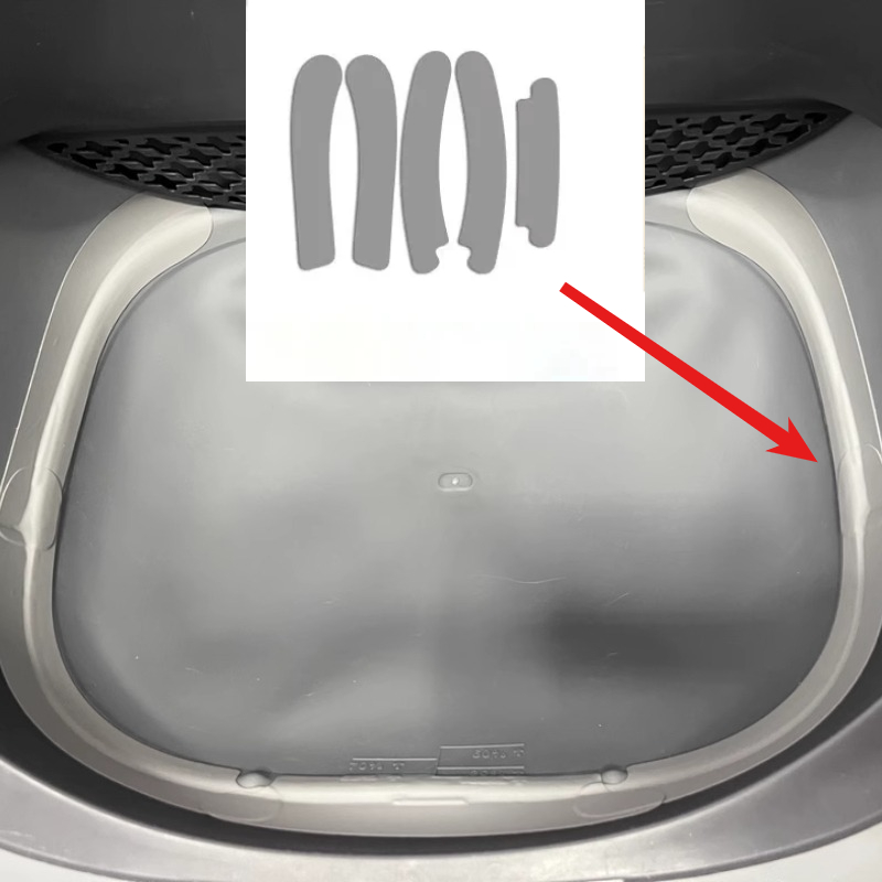 Food Storage With Scoop - Cat Litter Box Leak Proof Adhesive