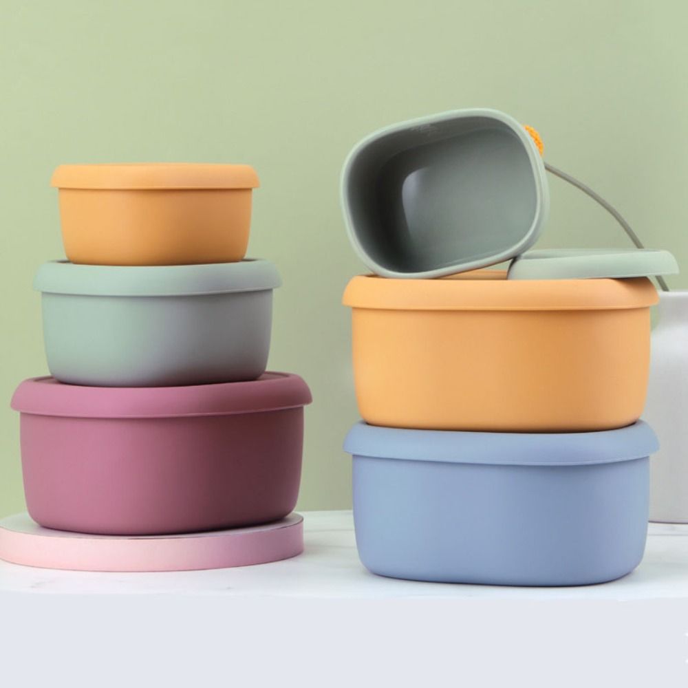 Food Storage Underground - Reusable With Lid Silicone Lunch Box