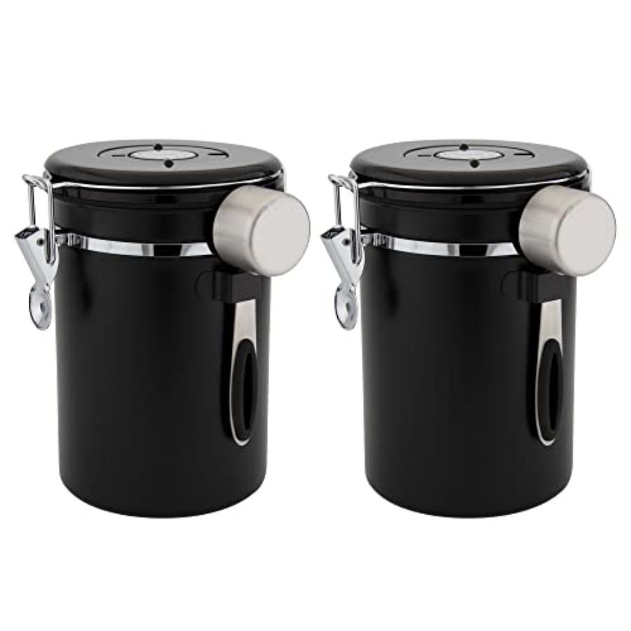 Food Storage With Scoop - x 2pack 22oz Airtight Stainless Steel