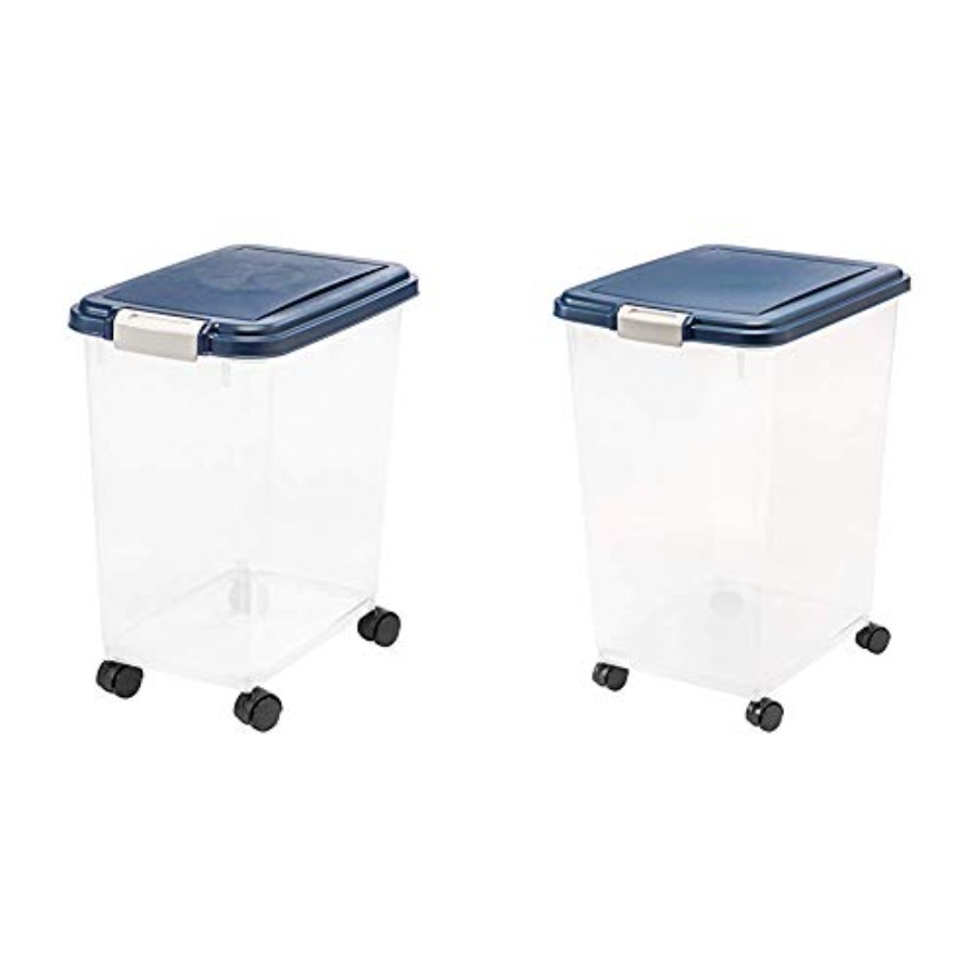 Food Storage With Scoop - IRIS airtight pet food storage container