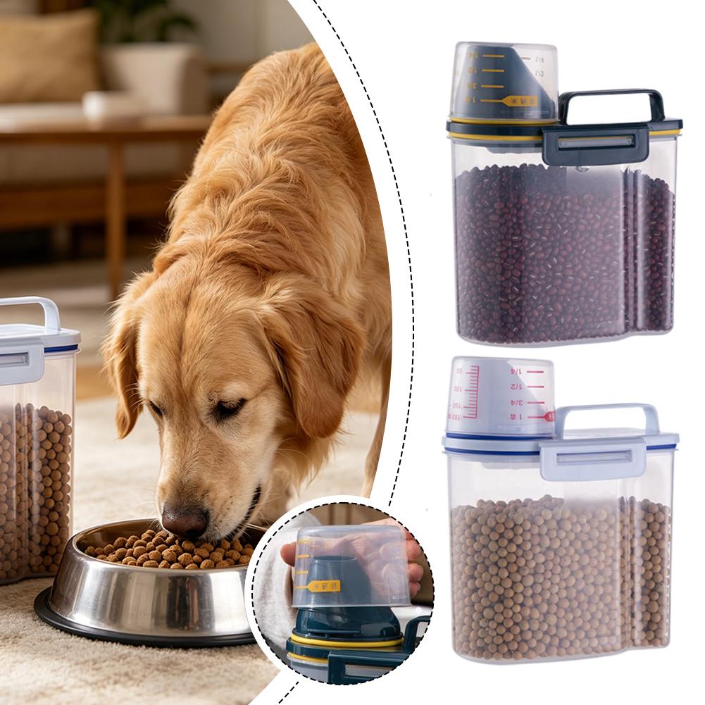 Food Storage Box Large - Plastic Pet Food Storage Container with