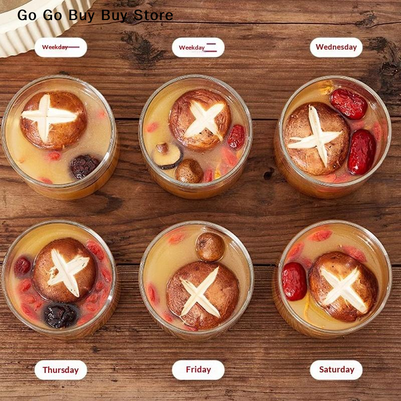 Food Storage Containers Glass - 【ST】1Pc 240/400ML Glass Food Storage Jar