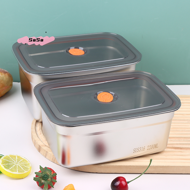 Food Storage Bowls - 316 Stainless Steel Leak-proof Bento Box