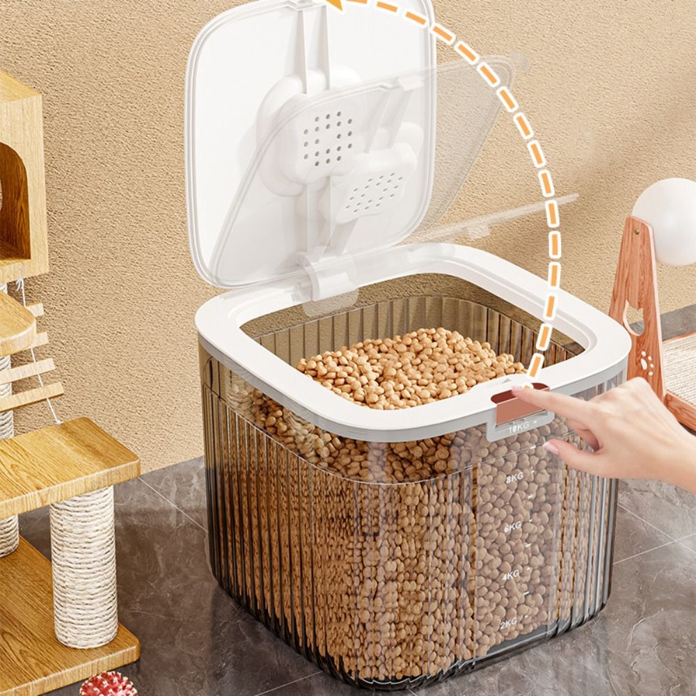 Flip Cover Dog Food Storage Co - Food Storage Box Large บทวิจารณ์และราคา