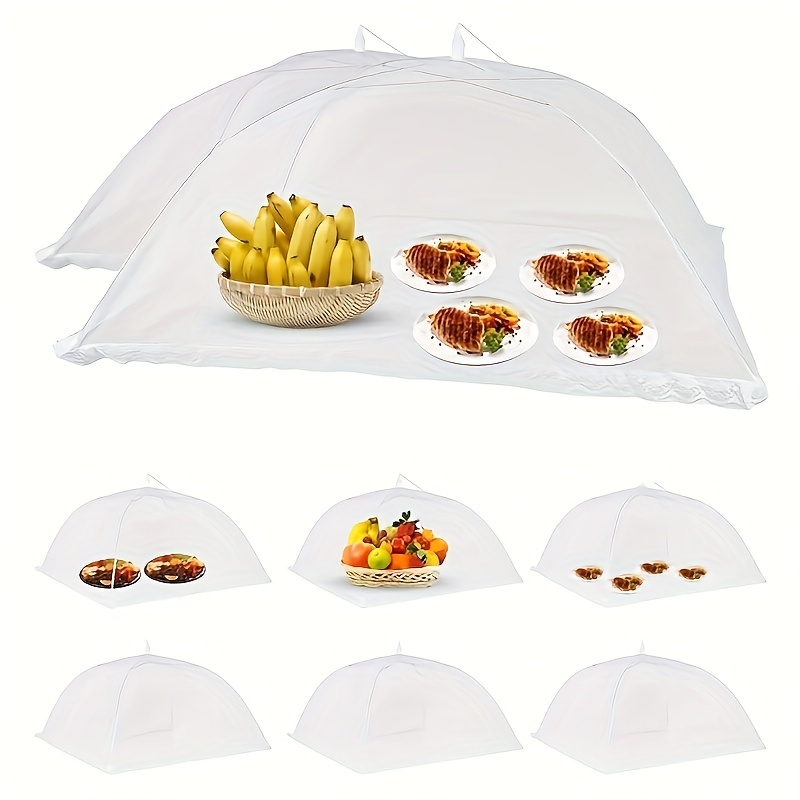 1pcWhite fly-proof vegetable c - Food Storage Tupperware บทวิจารณ์และราคา