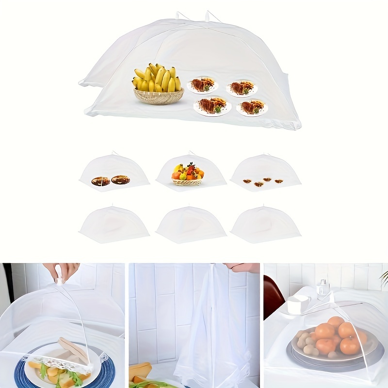 1pcWhite fly-proof vegetable c - Food Storage Tupperware บทวิจารณ์และราคา