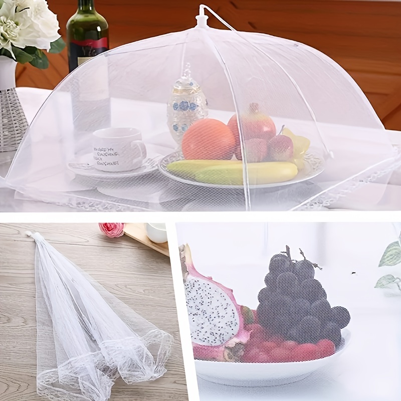 1pcWhite fly-proof vegetable c - Food Storage Tupperware บทวิจารณ์และราคา