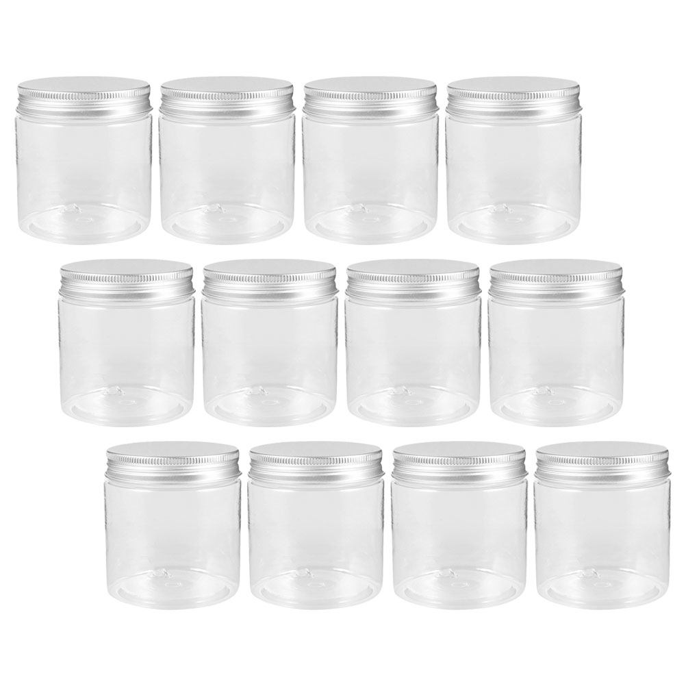 12Pcs Clear Small Mason Jars w - Food Storage Aluminum Containers บทวิจารณ์และราคา