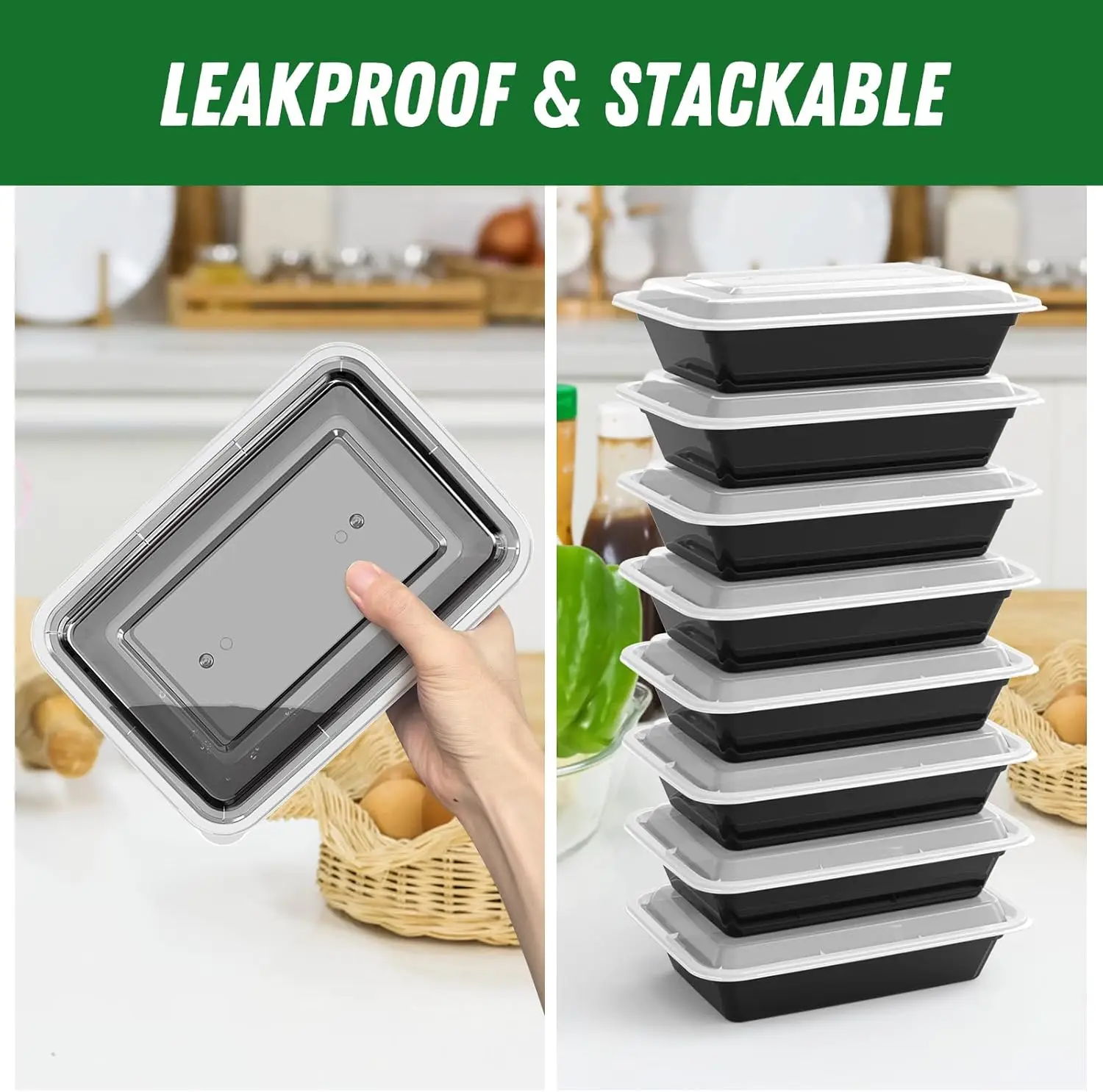 50 Pack (100-Piece) 32 oz Meal - Food Storage Meals บทวิจารณ์และราคา
