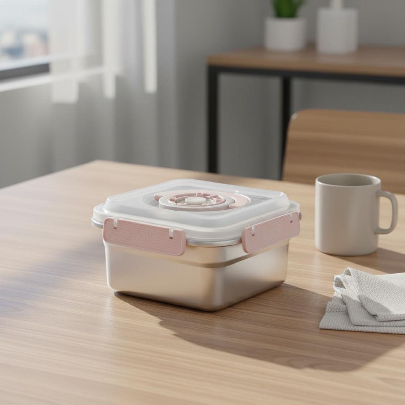 3 Pieces Stainless Steel Food  - Food Storage Box Large บทวิจารณ์และราคา