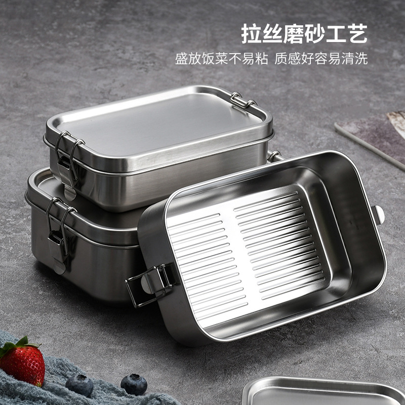 Stainless Steel Lunch Box Japa - Food Storage Tupperware บทวิจารณ์และราคา