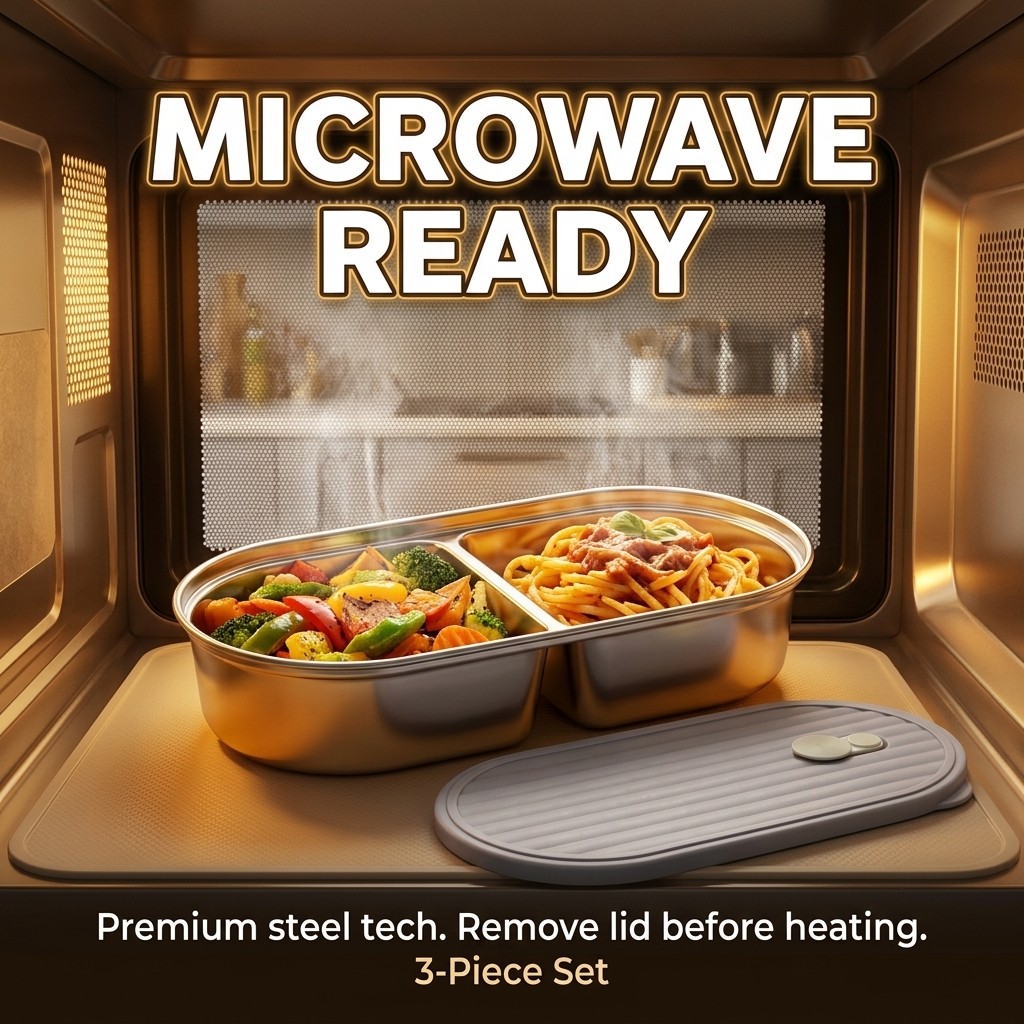 Microwavable 304 Stainless Ste - Food Storage Underground บทวิจารณ์และราคา