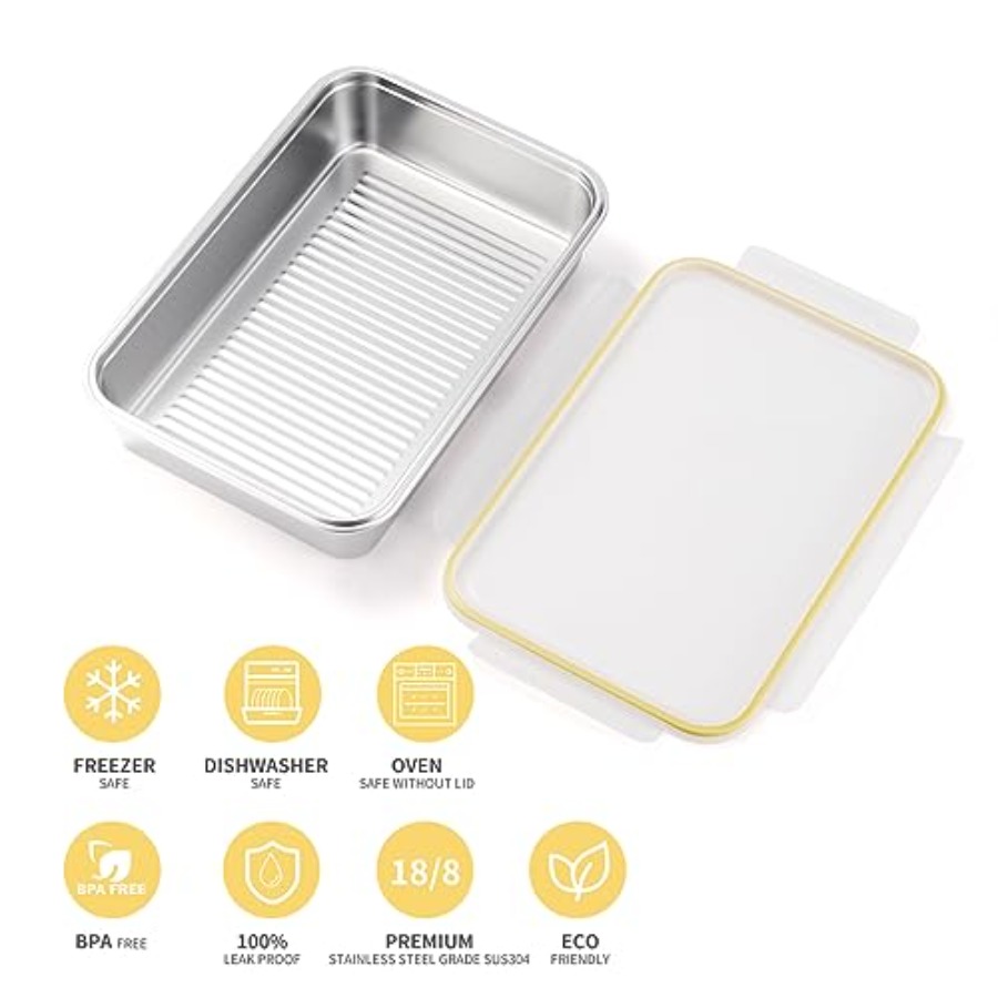 18/8 Stainless Steel Food Stor - Food Storage And Preparation บทวิจารณ์และราคา