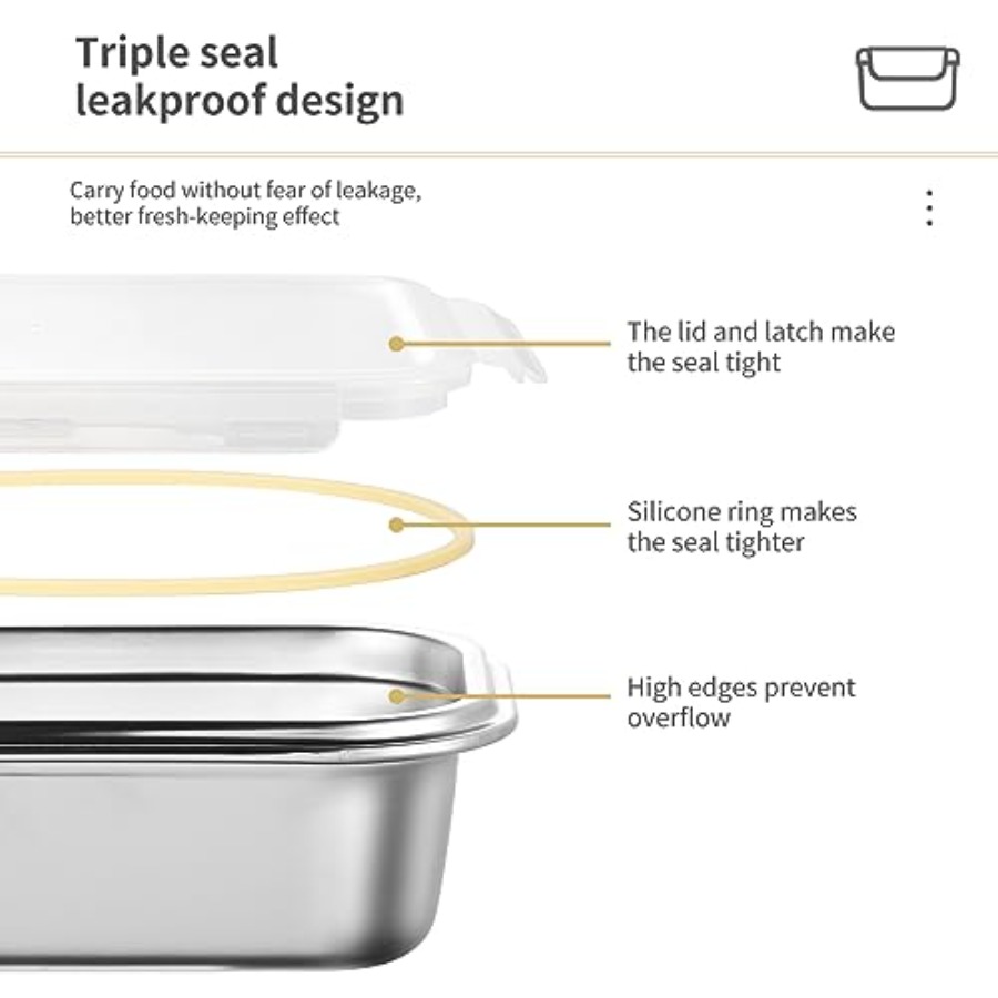 18/8 Stainless Steel Food Stor - Food Storage And Preparation บทวิจารณ์และราคา