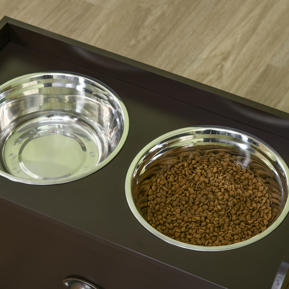 Dog food station with storage  - Food Storage Locker บทวิจารณ์และราคา