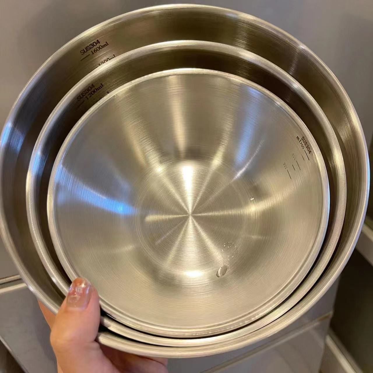 1-3 Stainless Steel Bowl Set w - Food Storage Bowls บทวิจารณ์และราคา