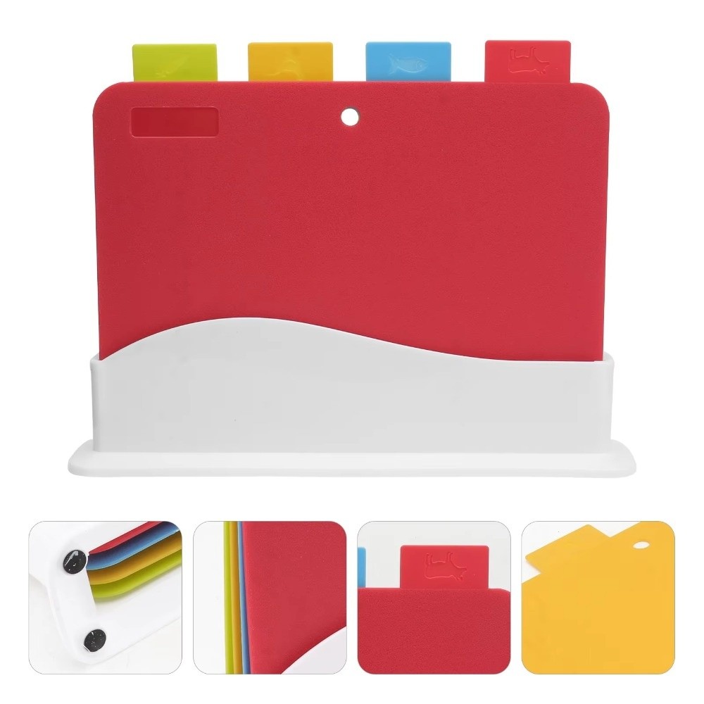 Color Coded Chopping Board Set - Food Storage And Preparation บทวิจารณ์และราคา