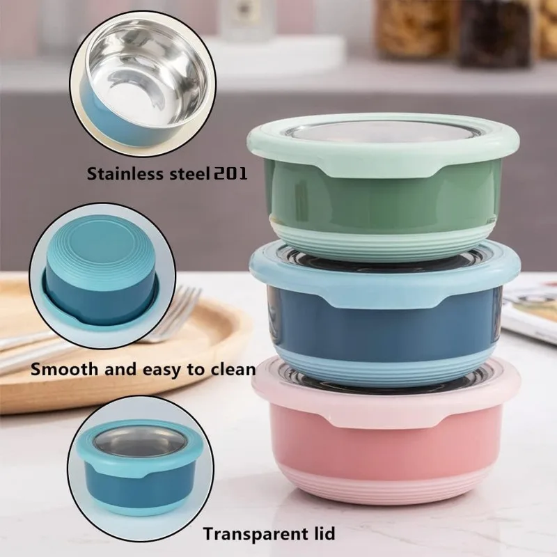 Stainless Steel Crisper Round  - Food Storage Tupperware บทวิจารณ์และราคา