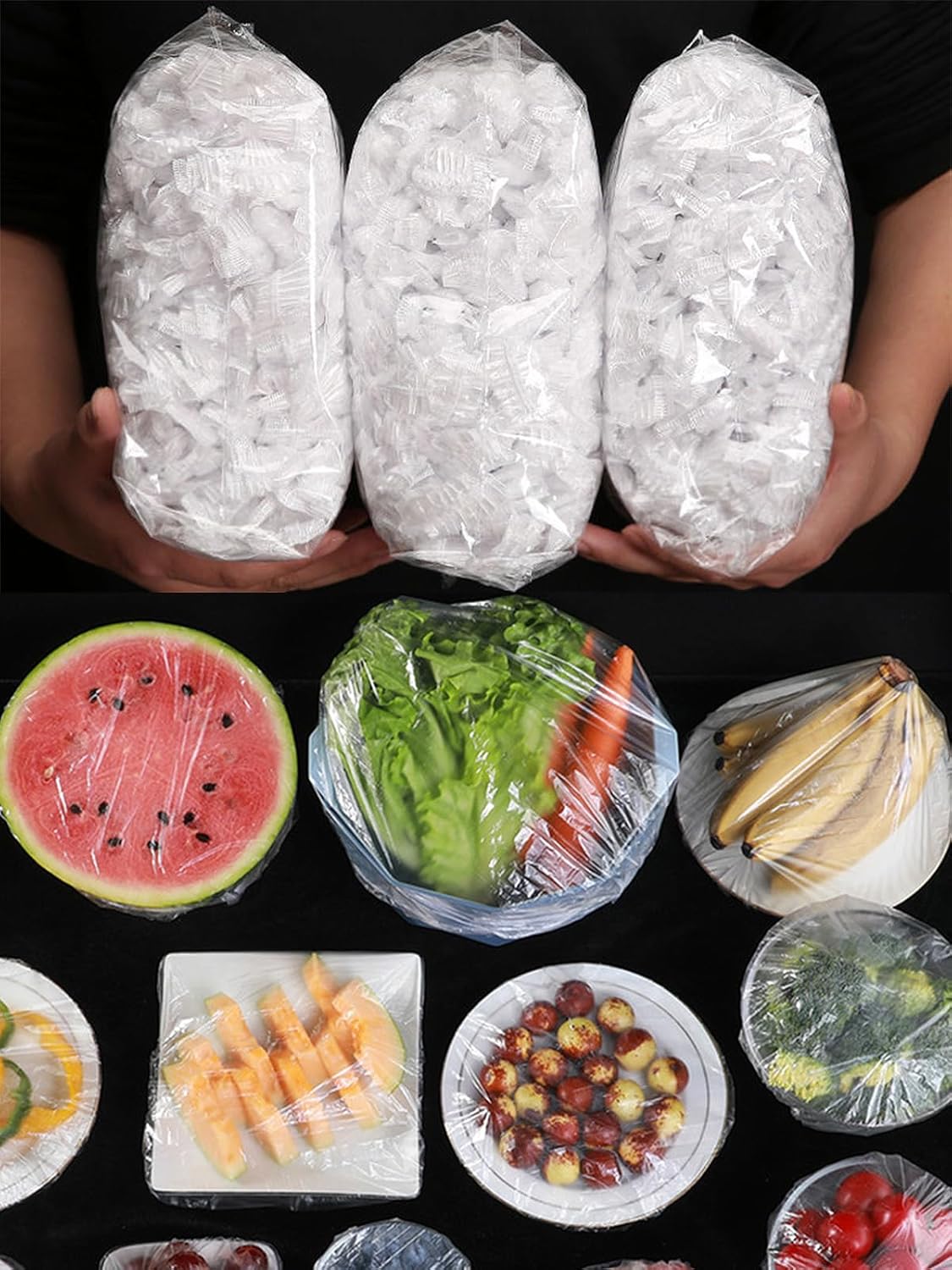 300PCS Elastic Food Covers, St - Food Storage Bowls บทวิจารณ์และราคา