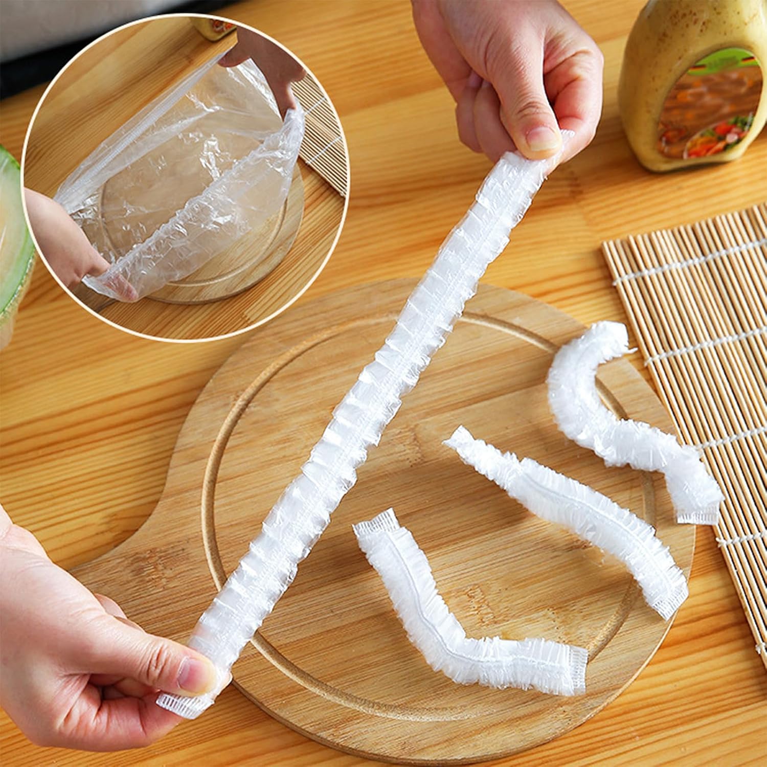 300PCS Elastic Food Covers, St - Food Storage Bowls บทวิจารณ์และราคา
