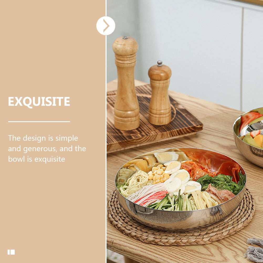 Stainless Steel Salad Bowl Mul - Food Storage Bowls บทวิจารณ์และราคา