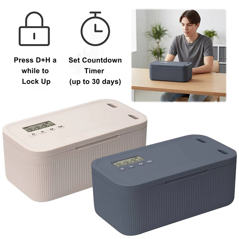 Lock Box with Timer Phone Lock - Food Storage Locker บทวิจารณ์และราคา