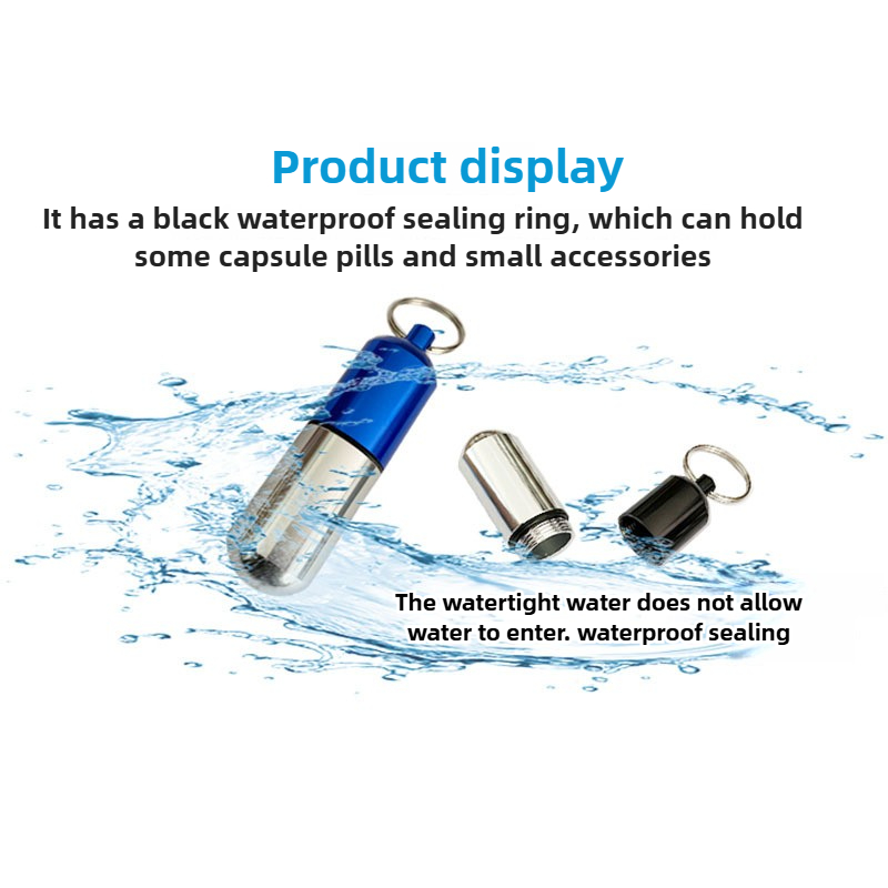 1PC Waterproof Outdoor Medicin - Food Storage Aluminum Containers บทวิจารณ์และราคา