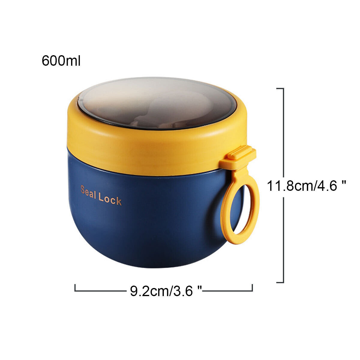 600ML Stainless Steel Lunch Bo - Food Storage Thermos บทวิจารณ์และราคา