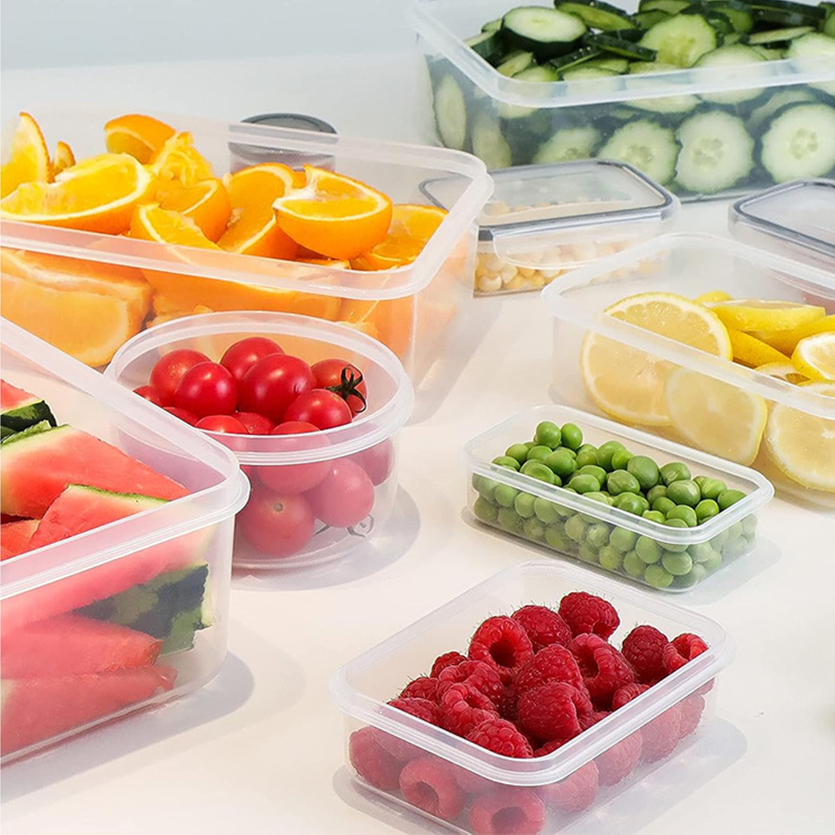 24Pcs/set Food Storage Box Set - Food Storage Vegetables บทวิจารณ์และราคา