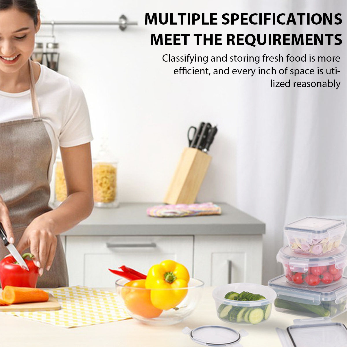 24Pcs/set Food Storage Box Set - Food Storage Vegetables บทวิจารณ์และราคา