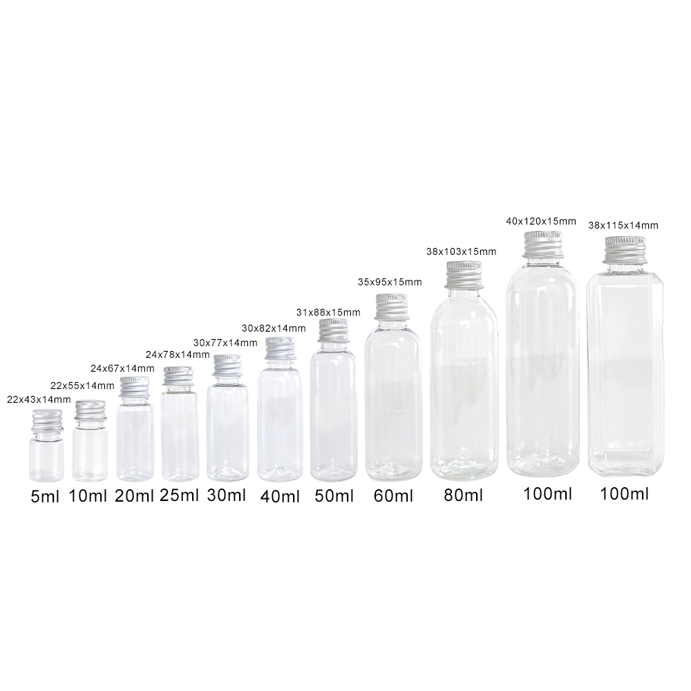 100Pcs Plastic Bottle With Alu - Food Storage Aluminum Containers บทวิจารณ์และราคา
