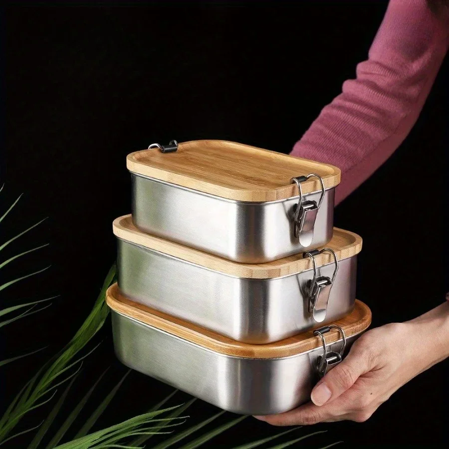 New 304 stainless steel bamboo - Food Storage Underground บทวิจารณ์และราคา
