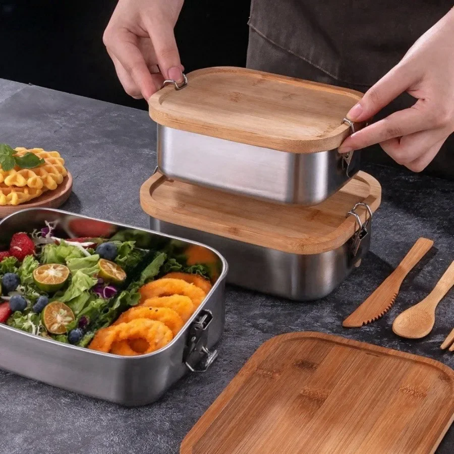 New 304 stainless steel bamboo - Food Storage Underground บทวิจารณ์และราคา