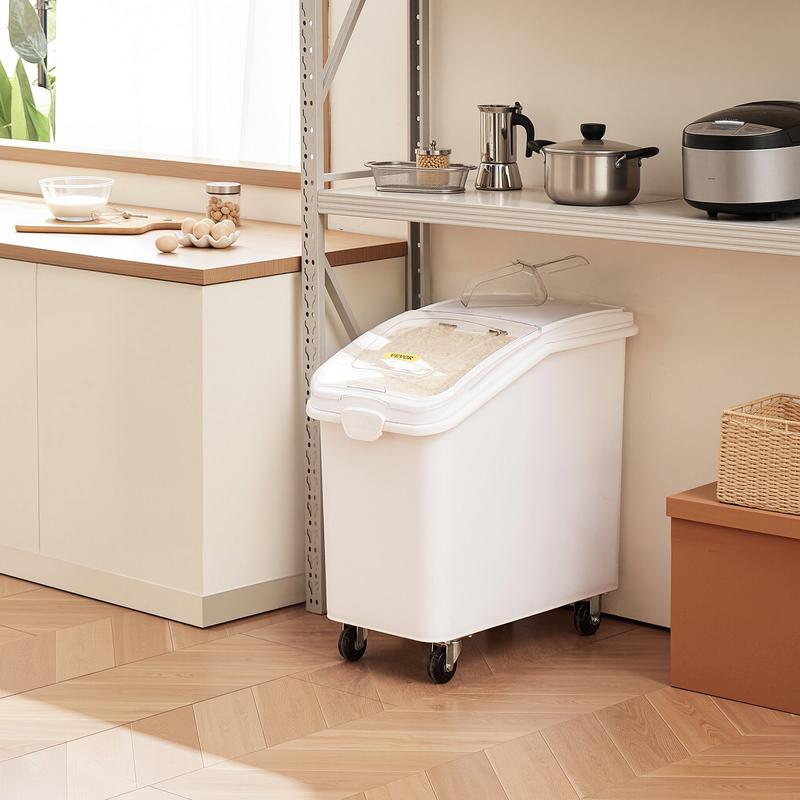 Rice Storage Container, 27Gall - Food Storage With Scoop บทวิจารณ์และราคา