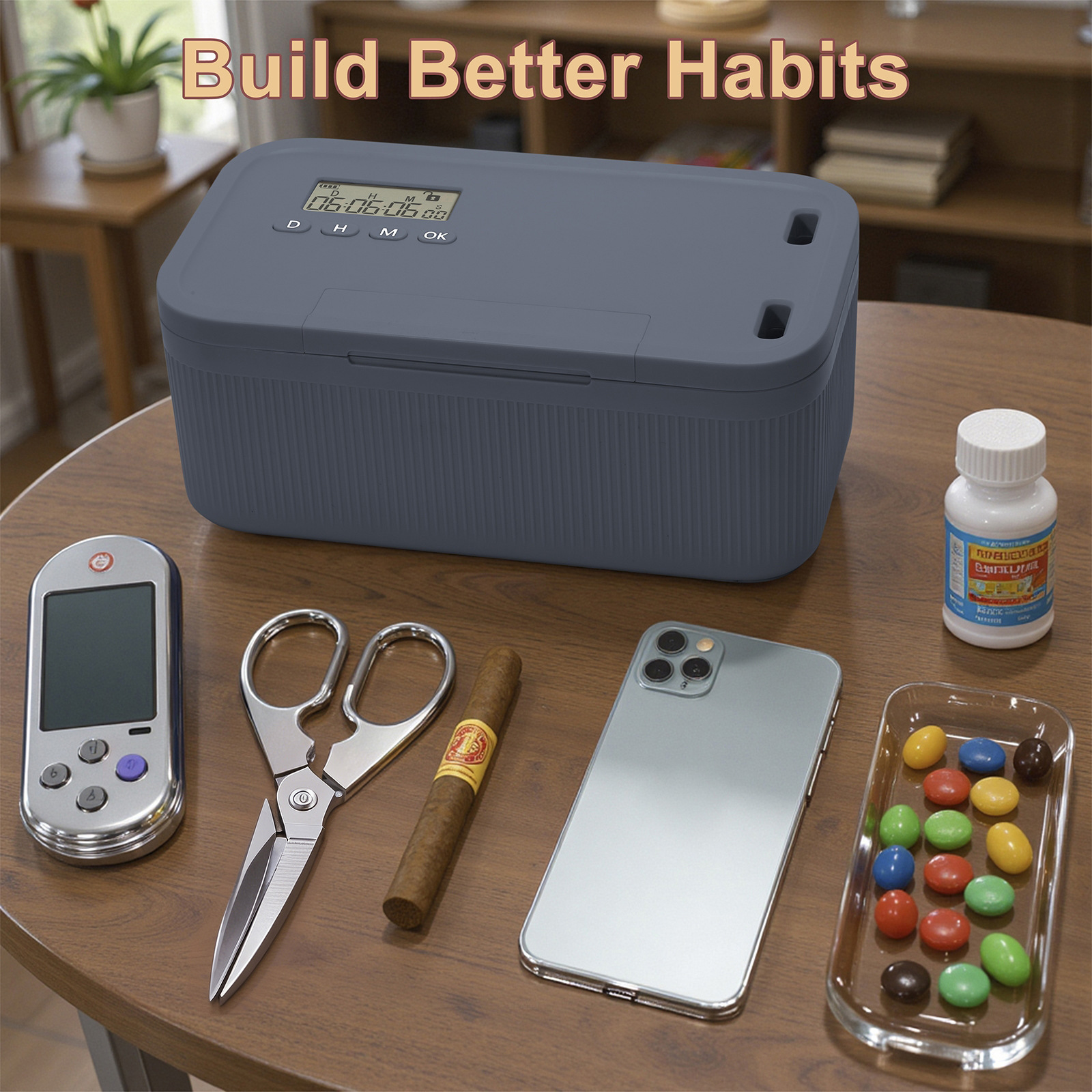 Lock Box with Timer Phone Lock - Food Storage Locker บทวิจารณ์และราคา