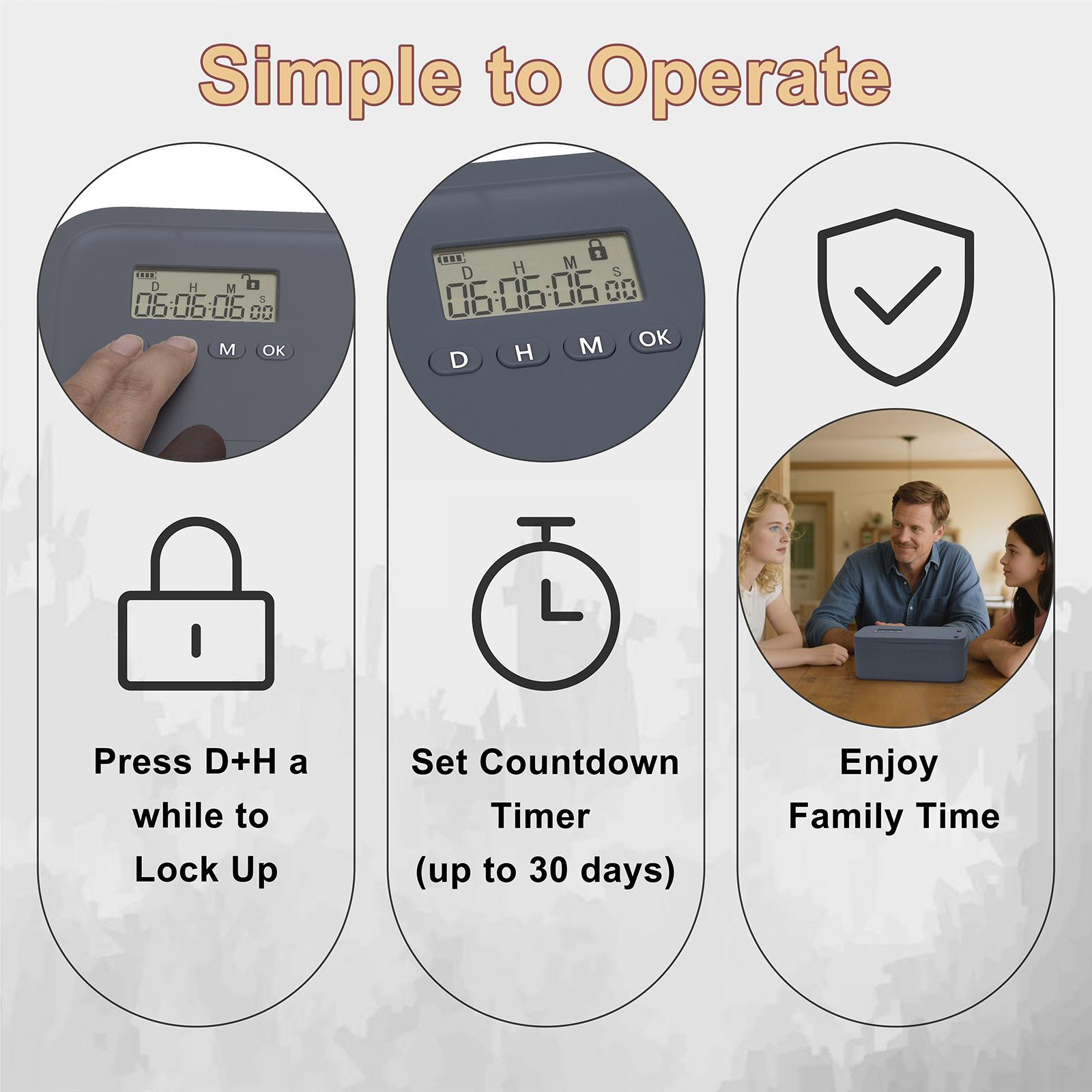Lock Box with Timer Phone Lock - Food Storage Locker บทวิจารณ์และราคา