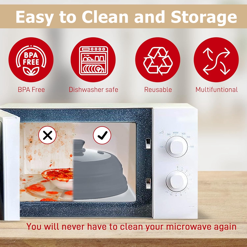 Microwave Splatter Cover Glass - Food Storage Tupperware บทวิจารณ์และราคา