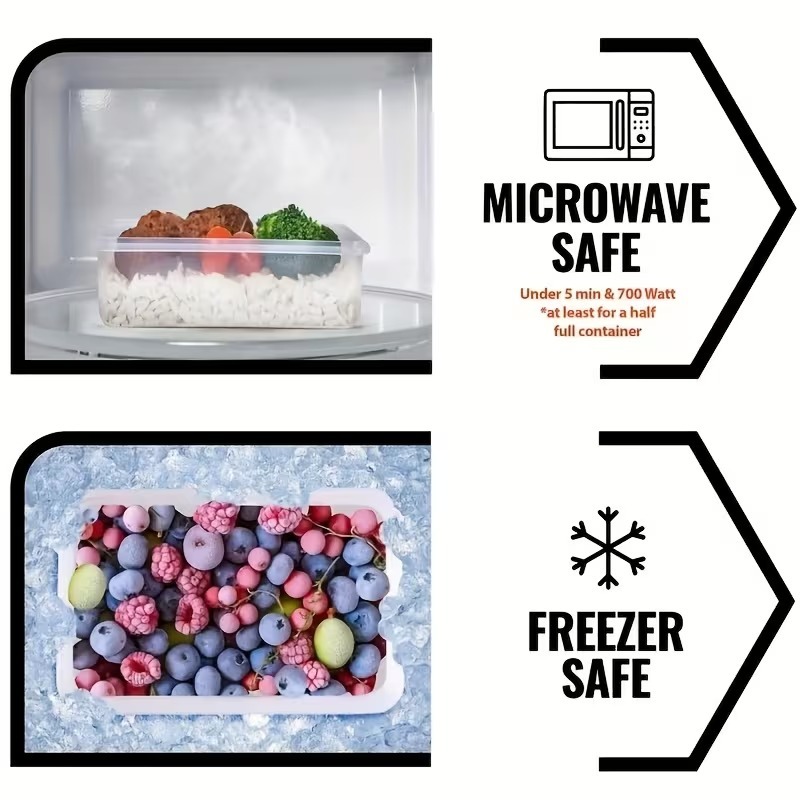 4-Piece Clear Food Storage Con - Food Storage Vegetables บทวิจารณ์และราคา
