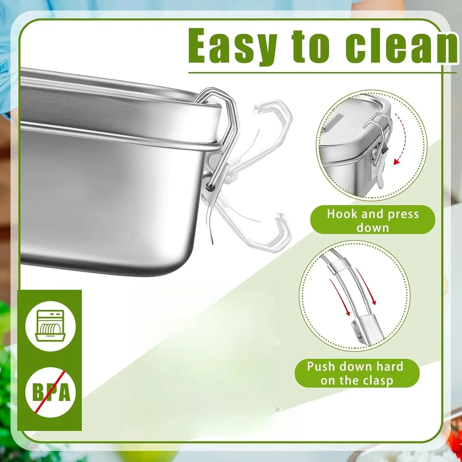 Stainless Steel Bento Box Meta - Food Storage Underground บทวิจารณ์และราคา