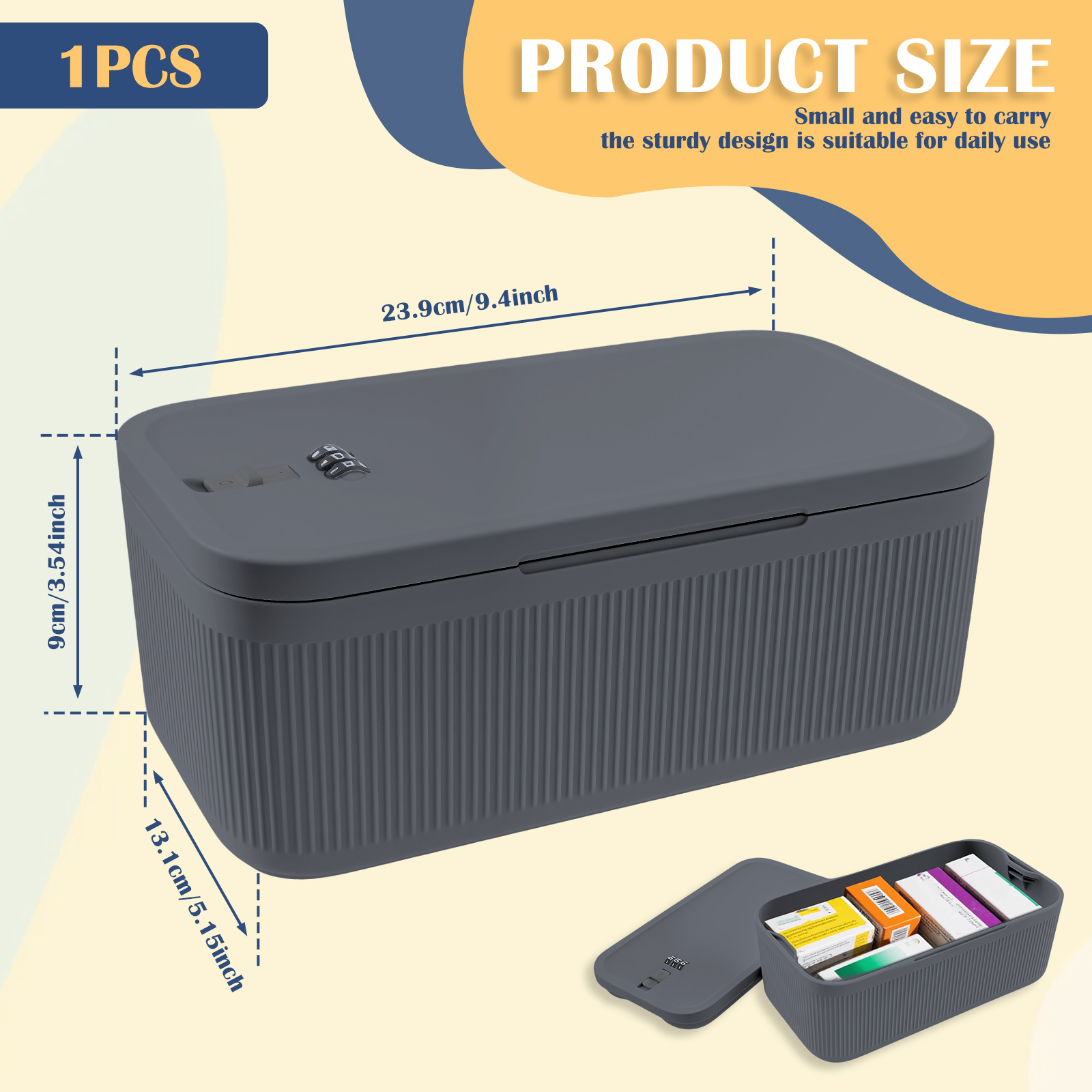 Storage Box with Locker Plasti - Food Storage Locker บทวิจารณ์และราคา