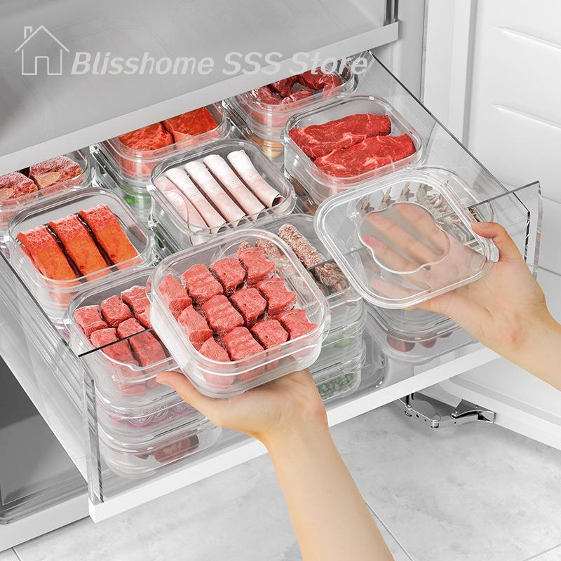 【S】5/10PCS Freeze Meat Preserv - Food Storage Vegetables บทวิจารณ์และราคา