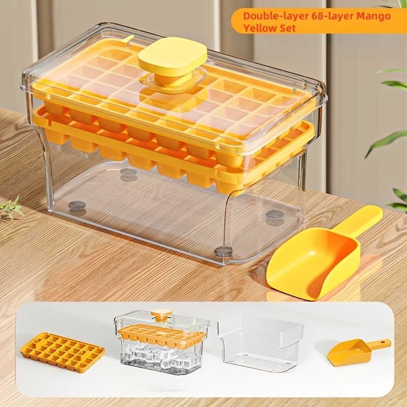 Press-key ice cube tray(Comes  - Food Storage With Scoop บทวิจารณ์และราคา