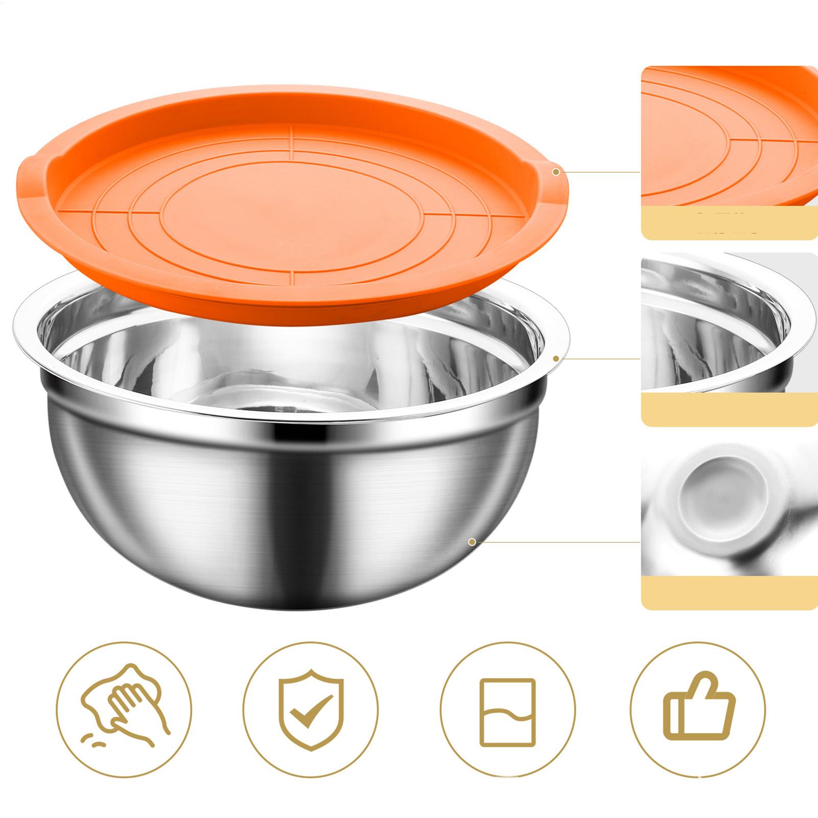 Steel Mixing Bowls Nesting Rou - Food Storage Bowls บทวิจารณ์และราคา