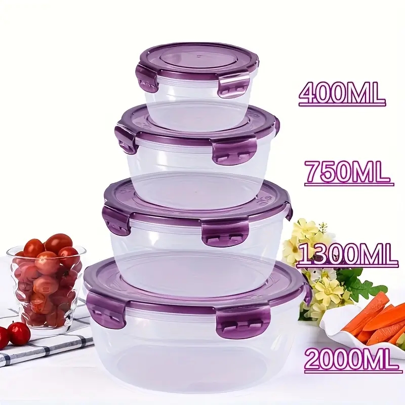 4 plastic food storage contain - Food Storage And Preparation บทวิจารณ์และราคา